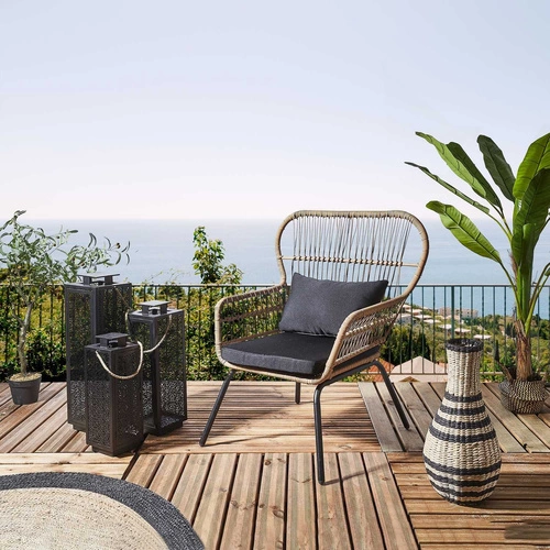 žIDLE Surabaya Arm s černým polštářem