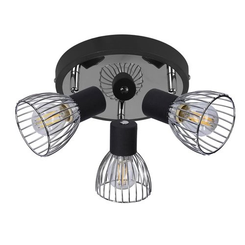 Stropní svítidlo Modo stropní svítidlo 3x40W E14 černá+chrom