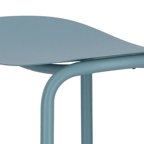 Kovová barová židle Trick 75 cm modrá moderní do kuchyně a na ostrůvek SCAB Design