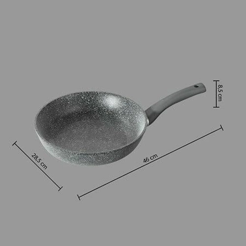 Kovaná hliníková pánev 28 cm černá