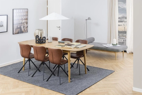 Rozkládací jídelní stůl Montreux dub přírodní moderní 180-219x90 cm Actona