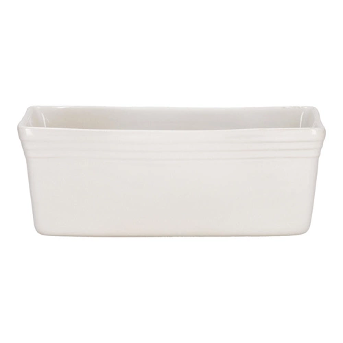 Keramická forma na biskupský chlebíček Cornisa Intesi bílá na pečení chleba a moučníků 28 cm snadné čištění