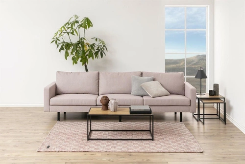 Sada dvou konferenčních stolků Seaford moderní do obýváku, 40x40 cm a 50x50 cm