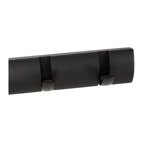 Věšák, 5 úchytů, černý, FLIP Výprodej