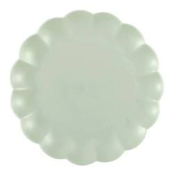 Jídelní talíř Iris 25,5 cm kulatý zelený lehký do jídelny Intesi vhodný do myčky