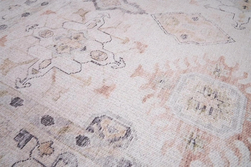 Moderní béžový koberec Aman 160x230 protiskluzový snadno čistitelný do obýváku Carpet Decor