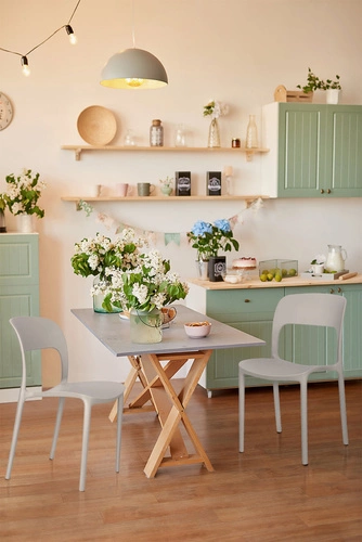 Šedá moderní jídelní a zahradní židle z plastu stohovatelná Flexi Intesi