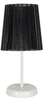 Noční lampička Rifasa moderní černá s kovovým stínidlem do ložnice a dětského pokoje