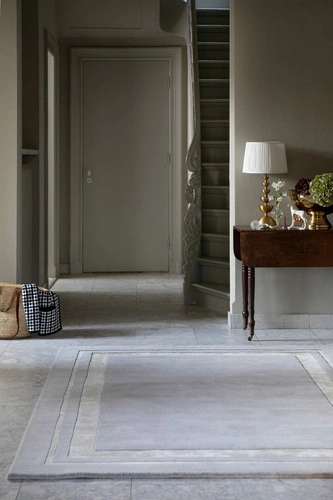 Koberec do obýváku Redbrook šedý 250x350 moderní vlněný snadno čistitelný Laura Ashley