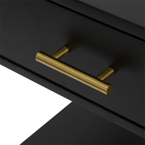 Černá TV komoda Tedy 120 cm moderní se zásuvkami do obýváku Atmosphera