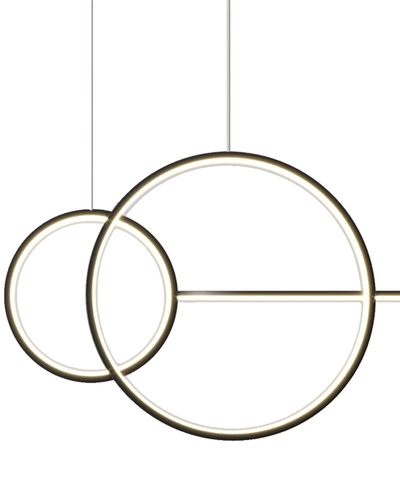 Stropní LED svítidlo NEW AGE černé 120 cm nastavitelné do obýváku a nad kuchyňský ostrůvek