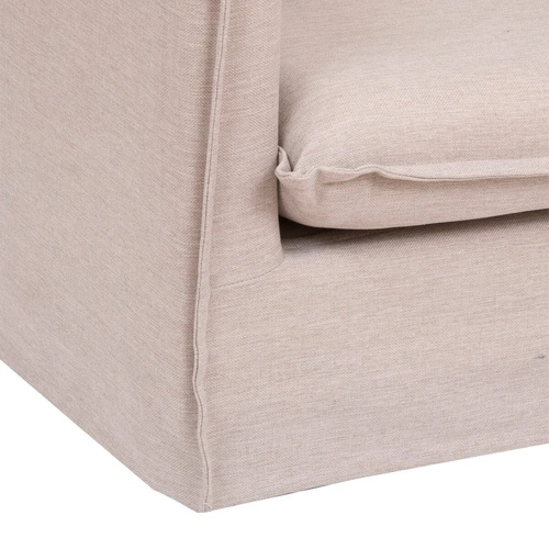 Relaxační křeslo Odilon XL béžový samet s područkami do obýváku Atmosphera