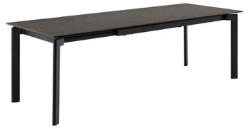 Rozkládací jídelní stůl Palermo černá keramika 180–240 cm
