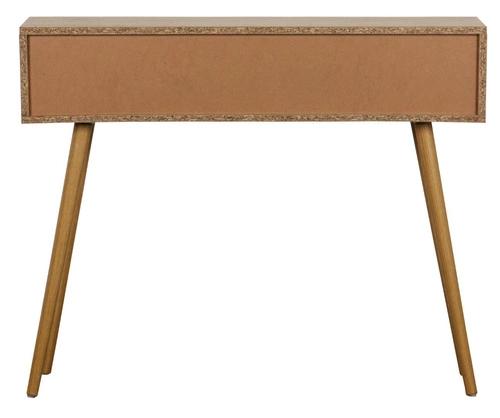 Ballo boho ratanová konzole se zásuvkami do předsíně a obýváku, úzký příruční stolek ke zdi