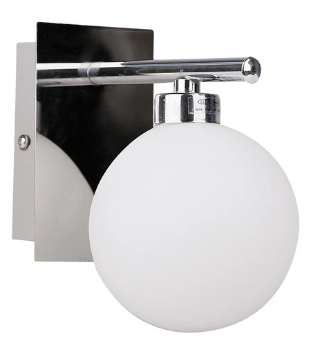 Nástěnné svítidlo Raisa chrom 1x40W G9 bílý difuzor