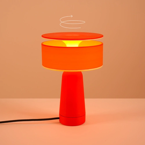 AXO červená moderní stolní lampa na psací stůl do pracovny