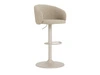 Barová židle Eleanor One béžová čalouněná otočná výškově nastavitelná do kuchyně