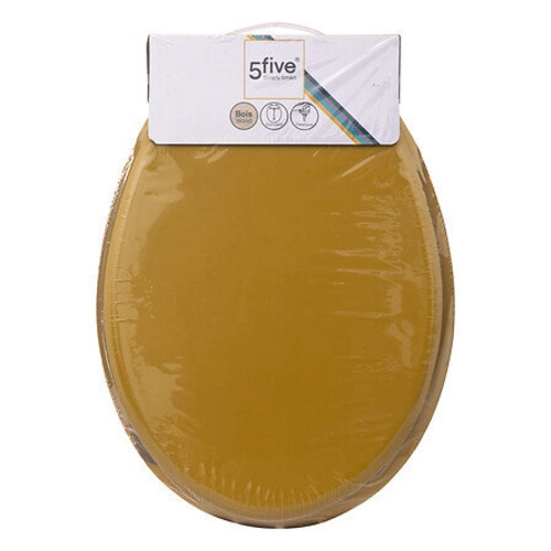 Moderní hořčicové WC sedátko Abby z duroplastu