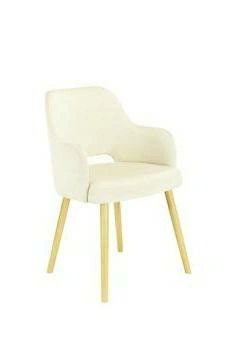 Židle A-2134 FAMEG moderní černá sametová s područkami do jídelny