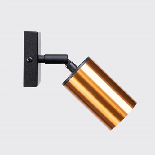 Nástěnné svítidlo WINX černé měď moderní nastavitelné kovové do ložnice a obýváku SOLLUX