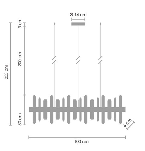 Závěsné LED svítidlo ARCTIC zlaté 100 cm křišťálové do obýváku a nad stůl