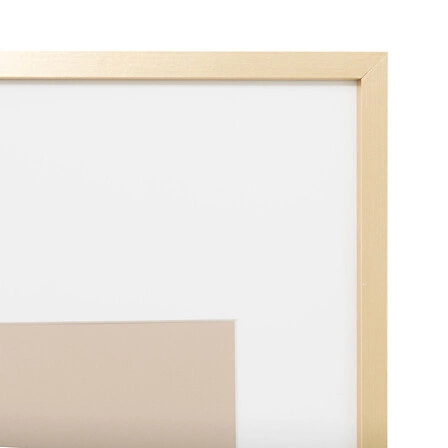 Zlatý fotorámeček 50x70 Manu Atmosphera moderní závěsný na zeď