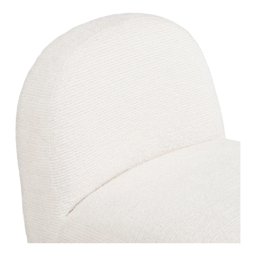 Otočná křesla Milo do obývacího pokoje, moderní skandinávský styl, barva ecru