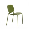Kovová zahradní židle Si-Si zelená moderní stohovatelná na terasu SCAB Design