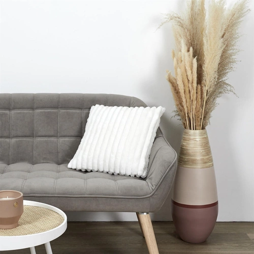 Dekorační polštář Geiko béžový 40x40 moderní do obýváku a ložnice Intesi