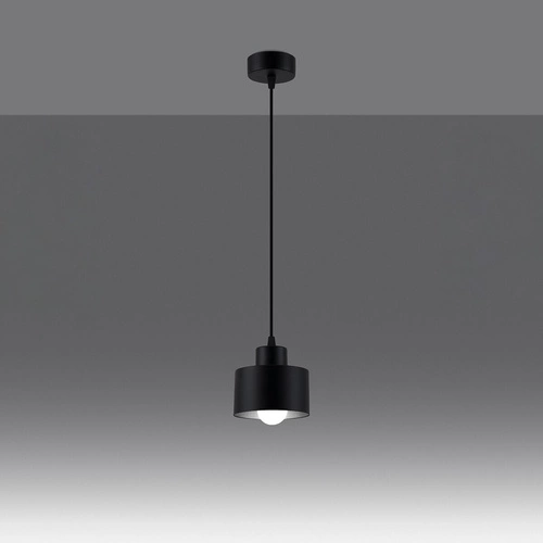 Závěsné svítidlo SAVAR 1 černé moderní nastavitelné kovové do obýváku a kuchyně