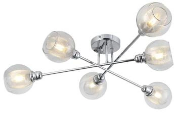 Stropní svítidlo Dixy 6x40W E14 chrom