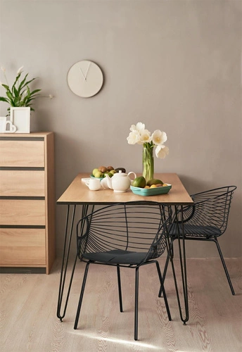 Jídelní židle Sligo Intesi černá kovová s područkami, vzdušná, industriální