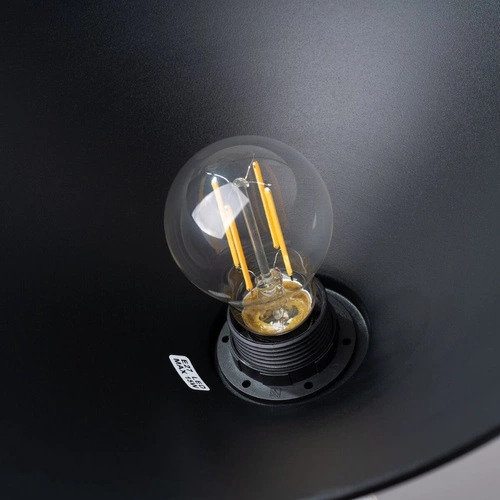 Závěsné svítidlo ZUMA černé moderní ocelové do obýváku, kuchyně i nad stůl 30 cm