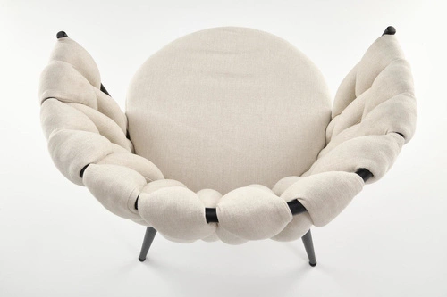 Jídelní sametová židle Wendy čalouněná glamour na černých nohách Intesi