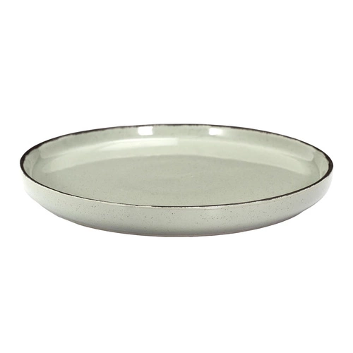 Moderní jídelní souprava Temp pro 4 osoby zelená keramická do jídelny