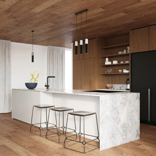 Závěsné svítidlo Borgio 3L černé moderní trojité nad stůl do obýváku nebo kuchyně