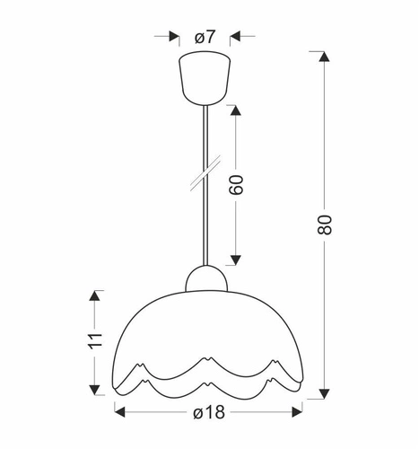 Závěsné svítidlo Bratek bílé sklo moderní do obýváku a ložnice 18 cm CANDELLUX