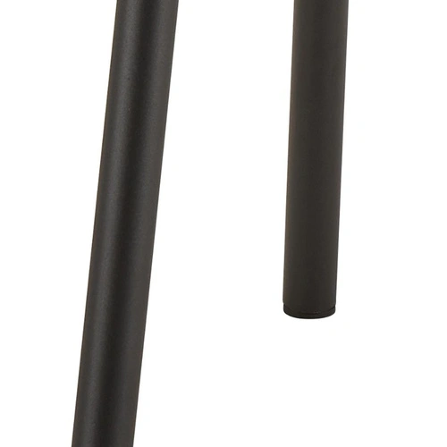 Jídelní čalouněná židle Esra Actona v barvě terracotta s černými nohami