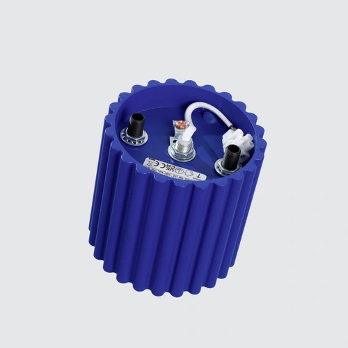 Moderní stropní svítidlo AURA 1 ultramarín do obýváku a kuchyně hliník 10 cm