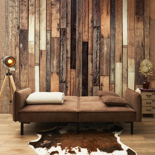 Rozkládací pohovka Canif hnědá