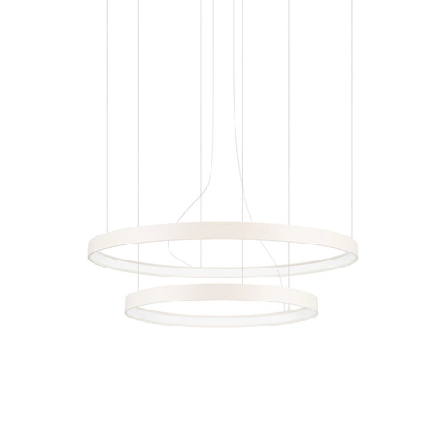 LED lustr RIO 2 béžový 78 cm moderní do obýváku a jídelny nastavitelný