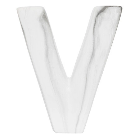 Dekorativní soška LOVE Atmosphera glamour bílý mramor do obýváku na komodu 60 cm