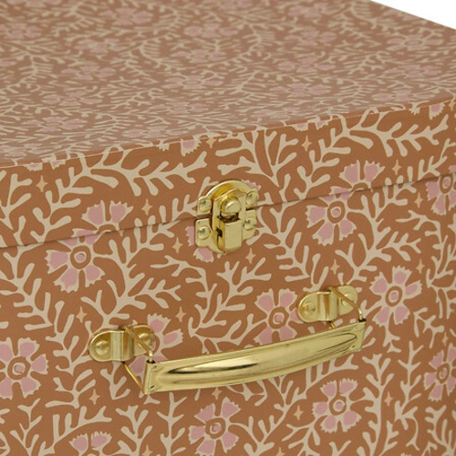 Sada 3 barevných dekoračních krabic Bella z kartonu do dětského pokoje