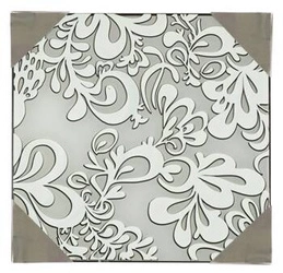 Stropní svítidlo Cedra 30x30 skleněné bílé moderní do obýváku a ložnice CANDELLUX