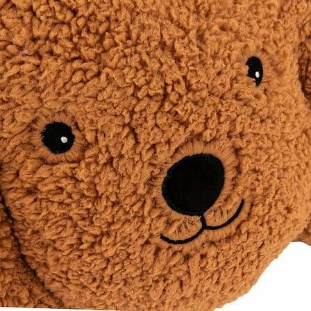 Dětský dekorační polštář Scott Atmosphera bouclé hnědý do dětského pokoje