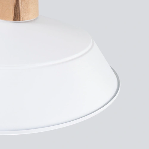 Závěsné svítidlo FANO bílá skandinávská do obýváku a jídelny ocel 34 cm SOLLUX LIGHTING