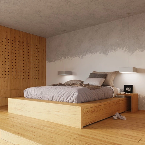 Stropní svítidlo šedé čtvercové Horus 25 moderní do obývacího pokoje, ložnice, kuchyně Sollux