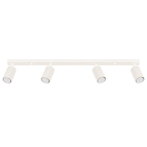 Stropní svítidlo KARBON 4L béžové minimalistické hliníkové do obýváku s nastavitelným stínidlem