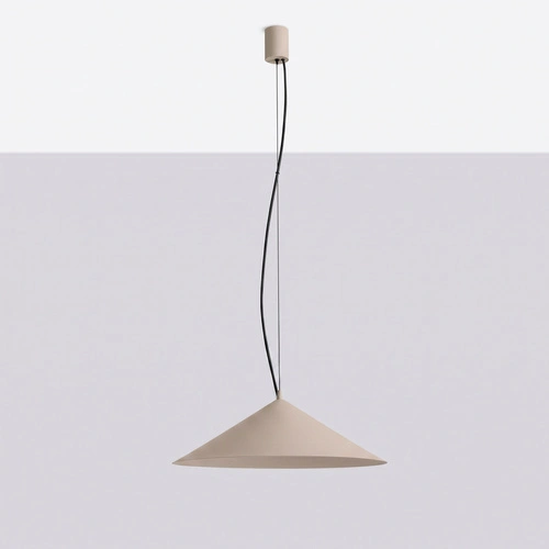 Závěsné LED svítidlo FINT taupe do obývacího pokoje moderní nastavitelné