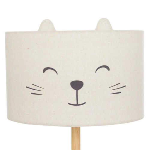 Podlahová lampa Cat krémová